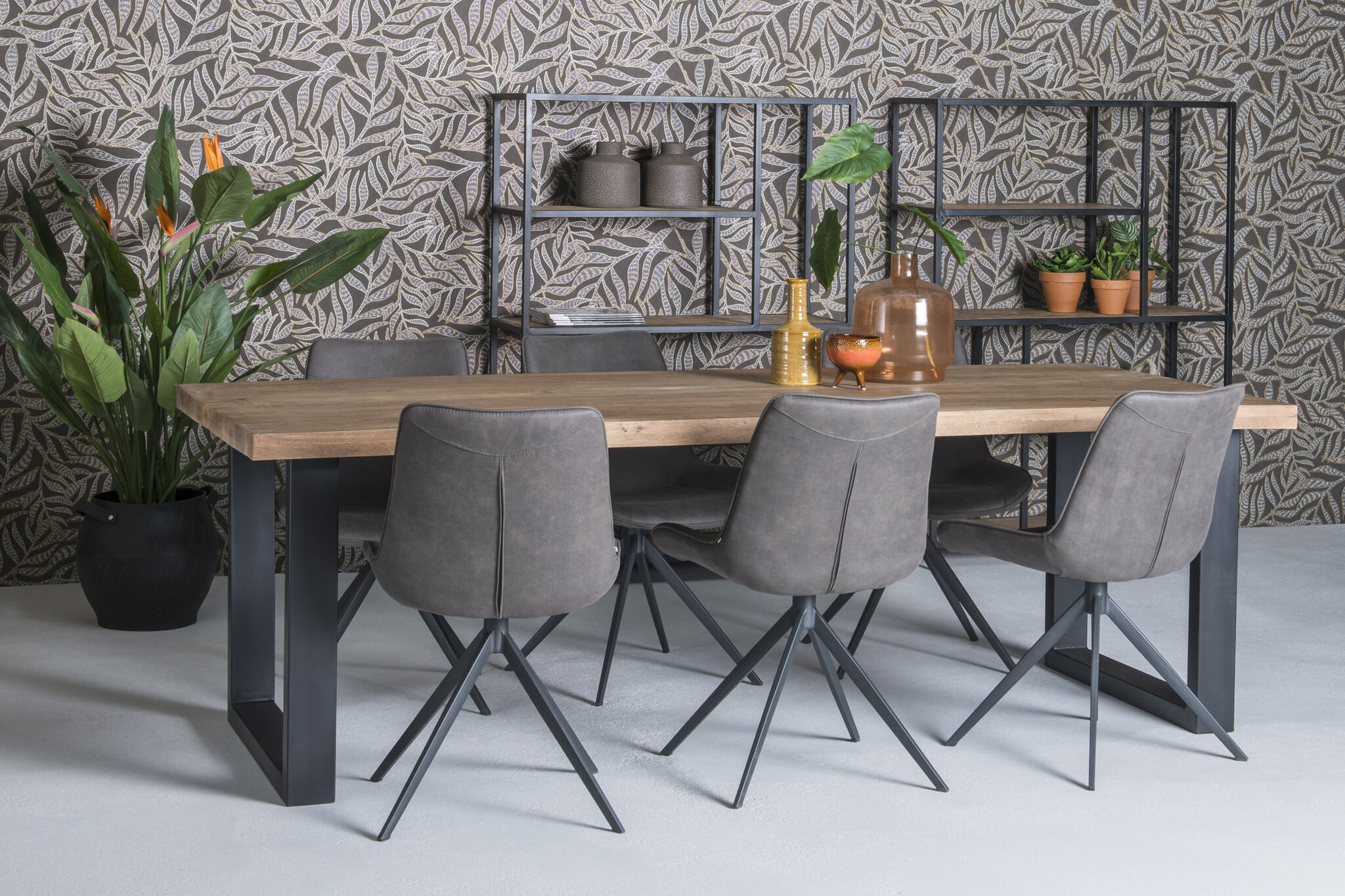 Brix - Eetkamertafel Sturdy - 240x100 cm - Mangohout - Bruin