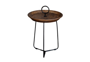 Brix - Bijzettafel Brix Nancy s - 45x45x54 - Mangohout