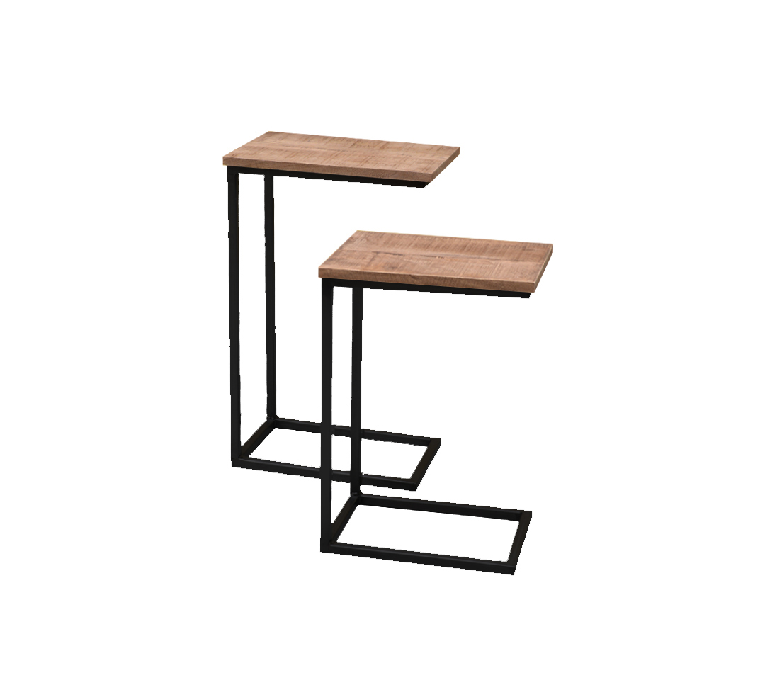 Brix - Bijzettafel Brix Jordy - 27x40x65 - Mangohout