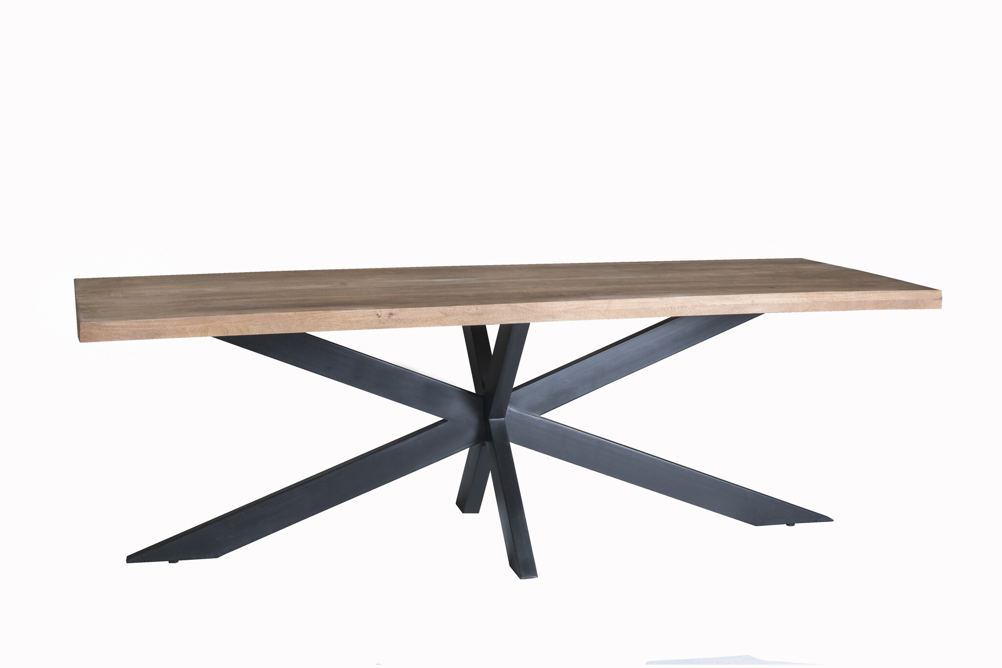 Brix - Eetkamertafel Brix Sturdy - Spider - 240 cm - Mangohout - Bruin