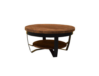 Brix - Salontafel Brix Mark - 85x85x44 - Mangohout
