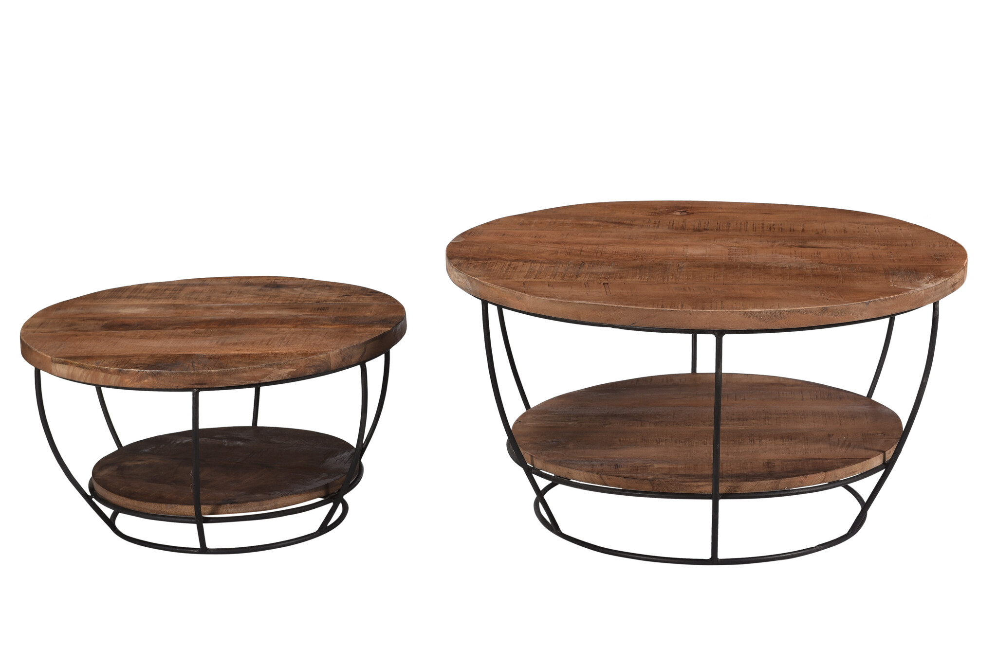 Brix - Salontafel Brix Evan - 85x85x44cm - Mangohout