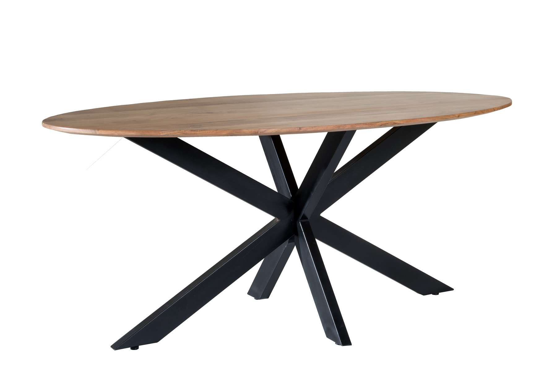 Livingfurn -  Eetkamertafel Oslo - Acasia Hout  - 180cm - Bruin