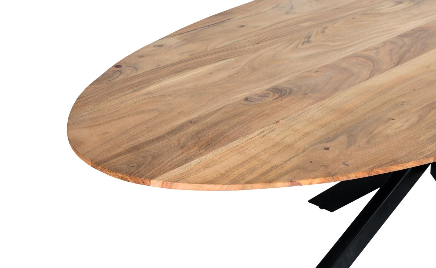 Livingfurn -  Eetkamertafel Oslo - Acasia Hout  - 180cm - Bruin