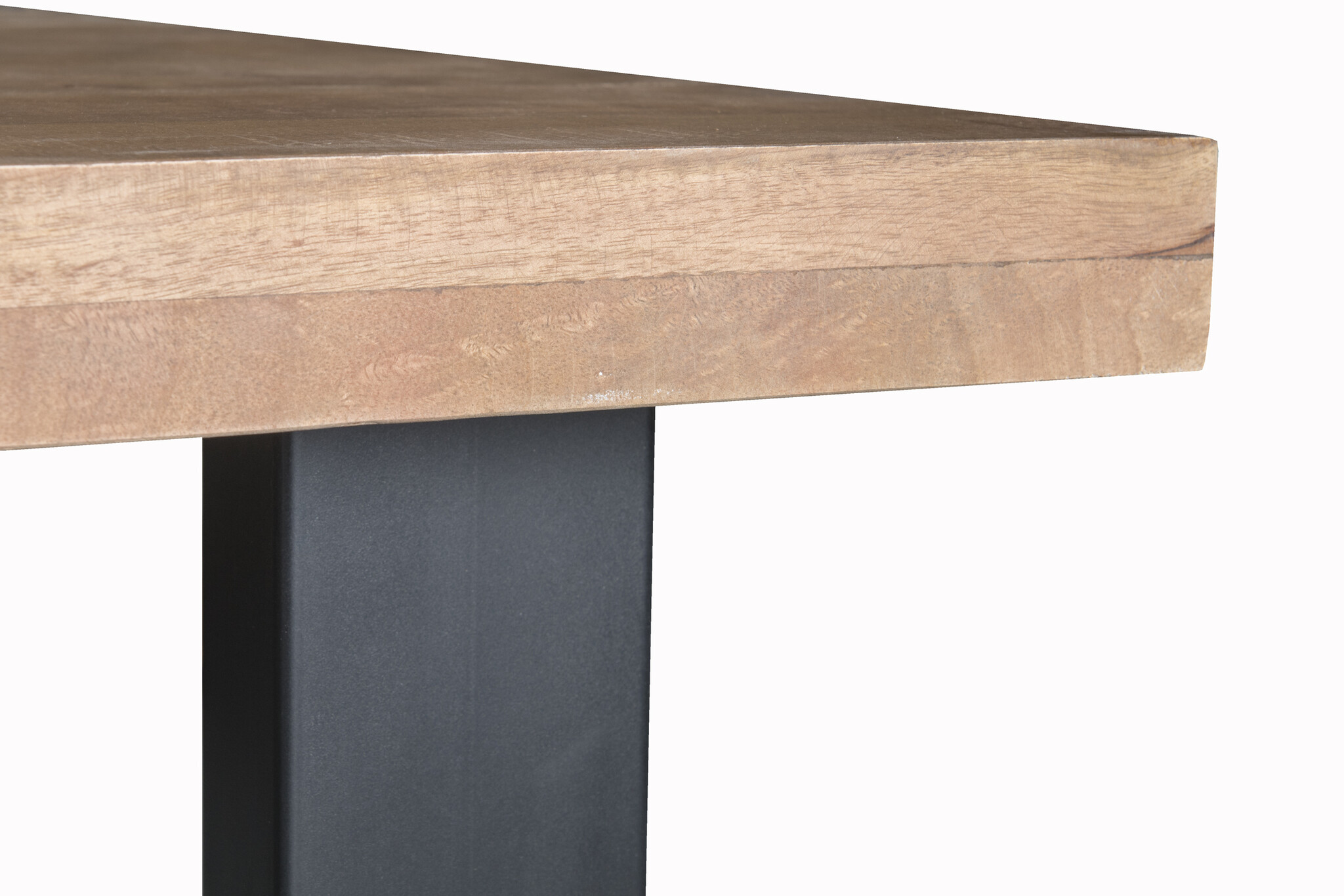 Brix - Eetkamertafel Sturdy - 200x100cm - Mangohout - Bruin