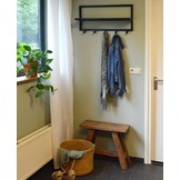 Brix - Kapstok Brix Bono Black - Mangohout / Gecoat Staal