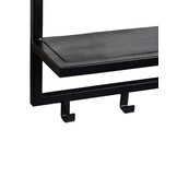 Brix - Kapstok Brix Bono Black - Mangohout / Gecoat Staal