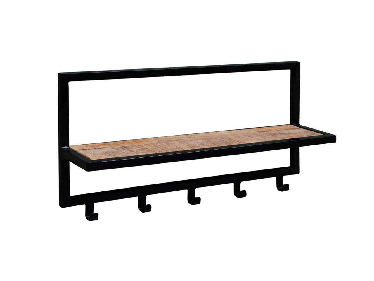 Brix - Kapstok Brix Bono - Mangohout en Gecoat Staal - 15x70x30