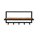 Brix - Kapstok Brix Bono - Mangohout en Gecoat Staal - 15x70x30