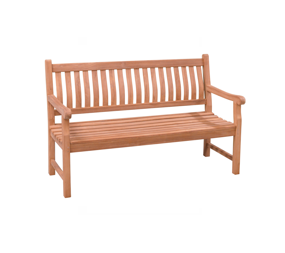 Livingfurn - Tuinbank Bench Patrick - 50x180x60cm - Teakhout