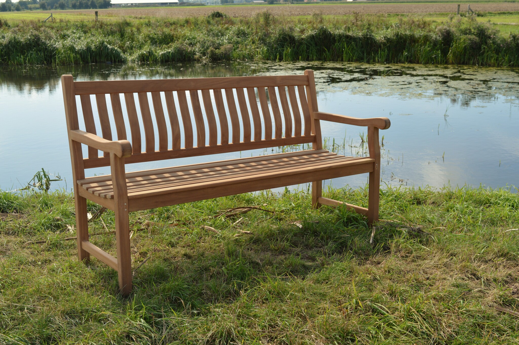 Livingfurn - Tuinbank Bench Patrick - 50x180x60cm - Teakhout