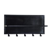 Brix - Kapstok Brix Caro Black - Mangohout / Gecoat Staal
