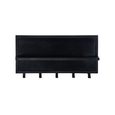 Brix - Kapstok Brix Caro Black - Mangohout / Gecoat Staal