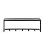 Brix - Kapstok Brix Abby Black - Mangohout / Gecoat Staal