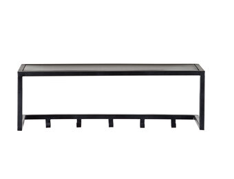 Brix - Kapstok Brix Abby Black - Mangohout / Gecoat Staal