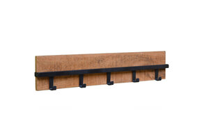 Brix - Kapstok Brix Ethan - Mangohout en Gecoat Staal - 6x75x15