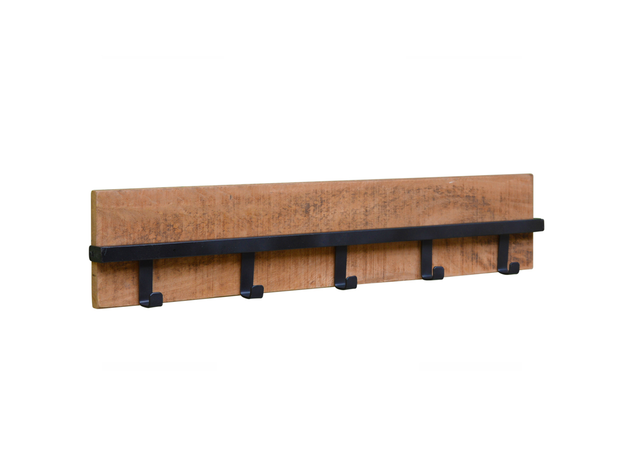 Brix - Kapstok Brix Ethan - Mangohout en Gecoat Staal - 6x75x15