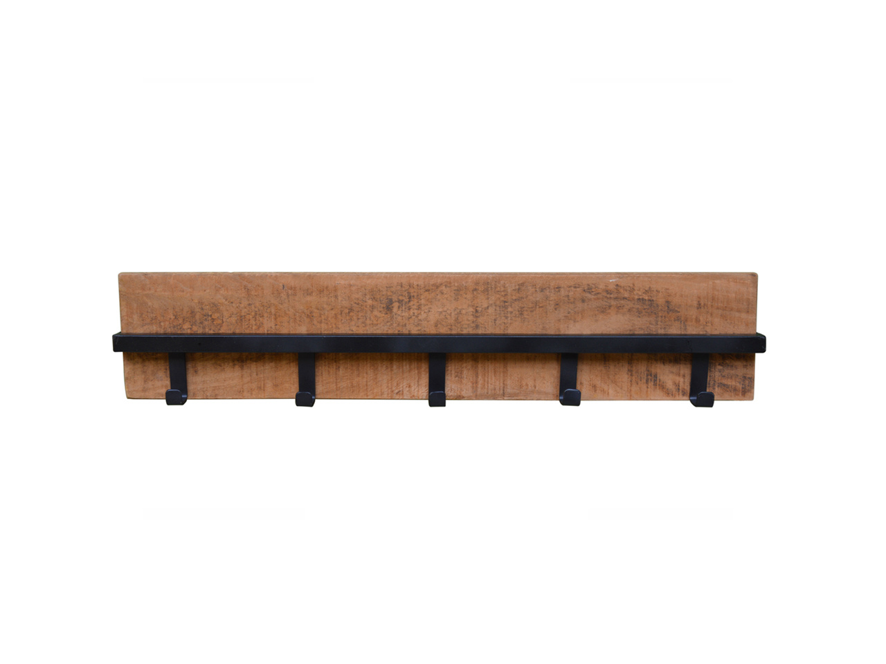 Brix - Kapstok Brix Ethan - Mangohout en Gecoat Staal - 6x75x15