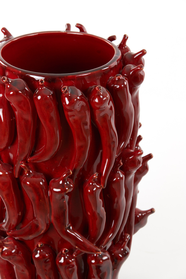 Light & Living - Vaas PEPPER - 26.5x25x39cm - Rood
