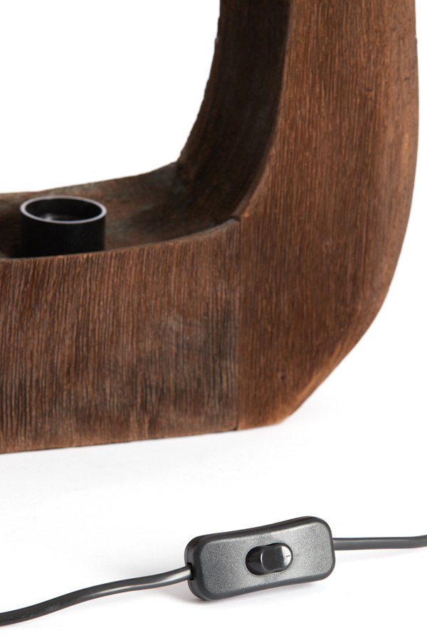 Light & Living - Tafellamp KELAFO - 33x10x40cm - Bruin