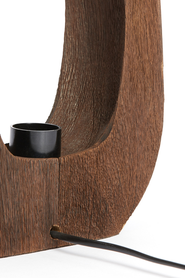 Light & Living - Tafellamp KELAFO - 24x8x30cm - Bruin