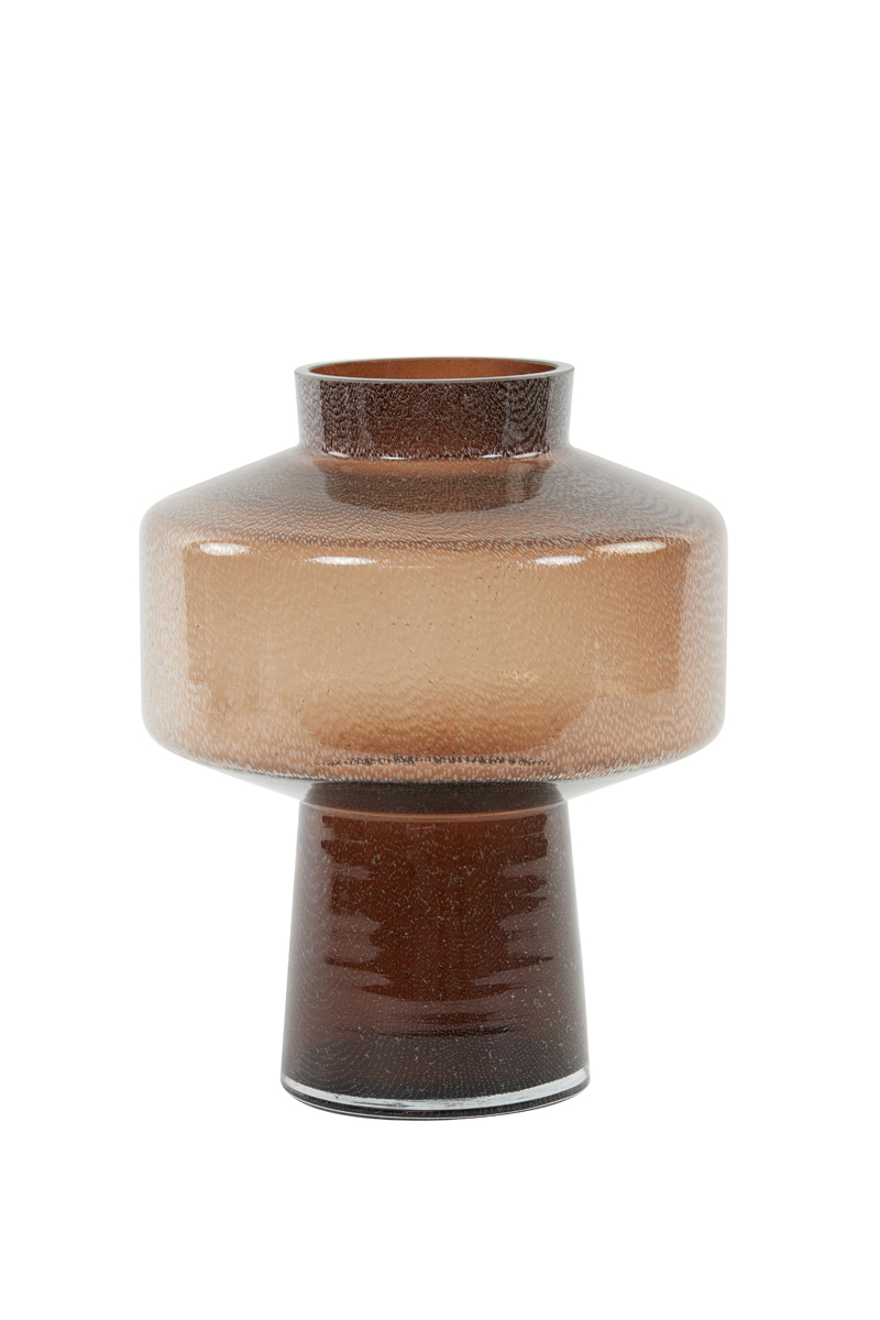 Light & Living - Vaas TRASMON - Ø23.5x29.5cm - Bruin