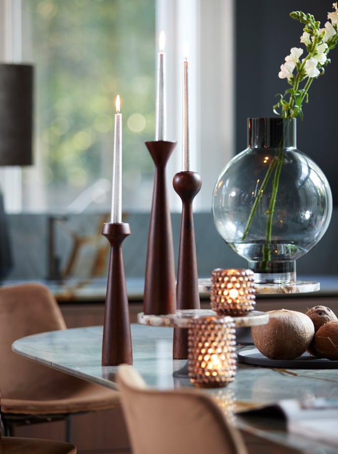 Light & Living - Vaas KEISHA - Ø27.5x36.5cm - Grijs