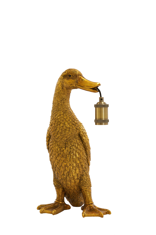 Light & Living - Tafellamp DUCK  - 23.5x23x48.5cm - Brons