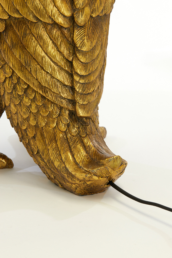 Light & Living - Tafellamp DUCK  - 23.5x23x48.5cm - Brons