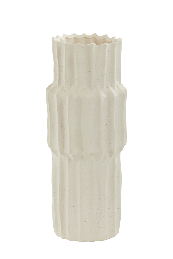 Light & Living - Vaas LONGA - Ø14.5x36cm - Wit