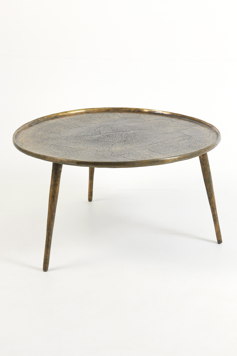 Light & Living - Bijzettafel BABINA - Ø67.5x37cm - Brons