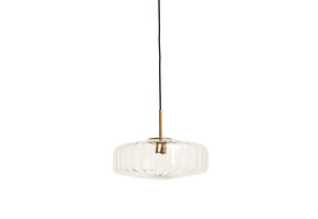 Light & Living - Hanglamp PLEAT - Ø30x17cm - Helder