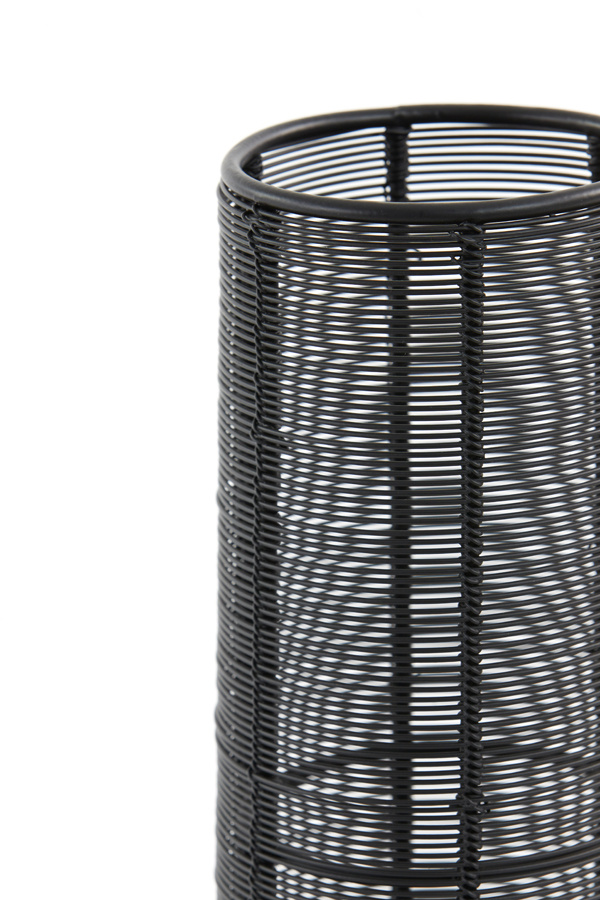 Light & Living - Tafellamp LEZUZA - Ø11x39.5cm - Zwart