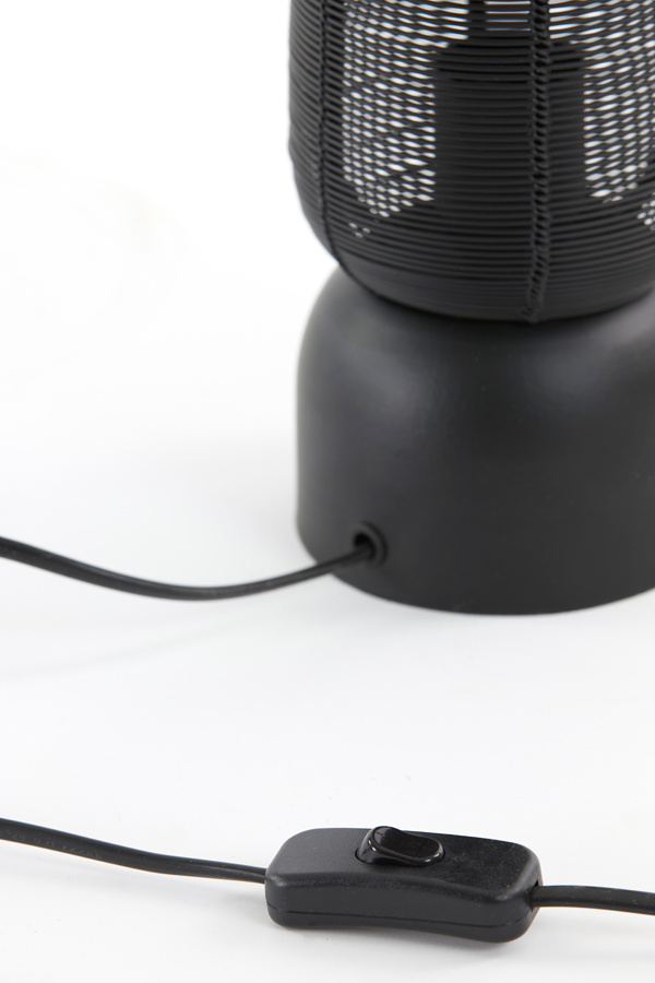 Light & Living - Tafellamp LEZUZA - Ø11x39.5cm - Zwart