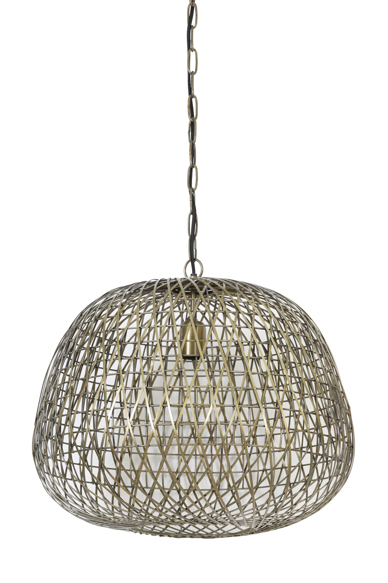 Light & Living - Hanglamp ALWINA - Ø50x44cm - Brons