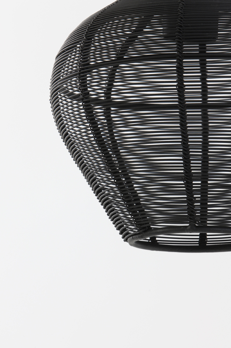 Light & Living - Hanglamp ALVARO - Ø20x22cm - Zwart