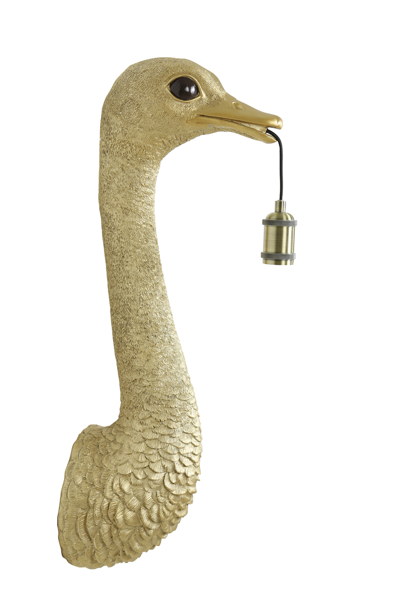 Light & Living - Wandlamp OSTRICH - 25x19x72cm - Goud