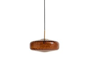 Light & Living - Hanglamp PLEAT - Ø40x17cm - Bruin