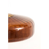 Light & Living - Hanglamp PLEAT - Ø40x17cm - Bruin