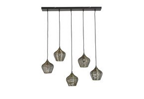 Light & Living - Hanglamp ALVARO - 100x20x122cm - Brons