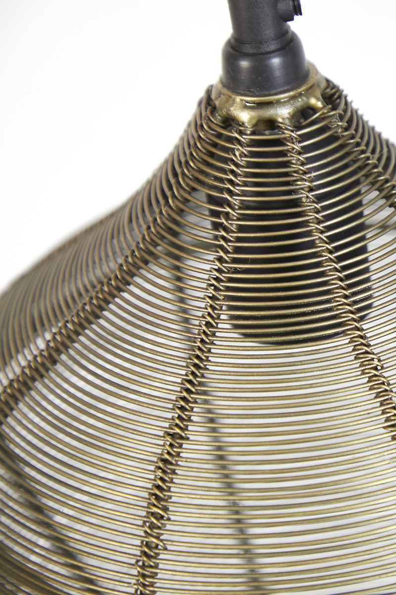 Light & Living - Hanglamp ALVARO - 100x20x122cm - Brons