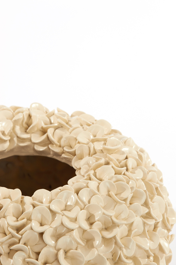 Light & Living - Vaas PHYLIA - Ø38x23cm - Wit