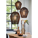 Light & Living - Hanglamp DEYA - Ø45x56cm - Zwart