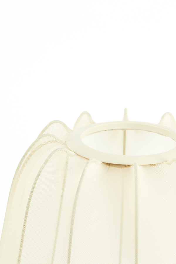 Light & Living - Tafellamp PLUMERIA - Ø34x60cm - Beige