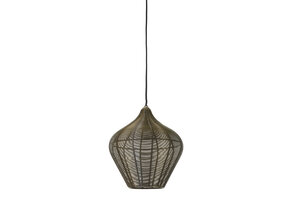 Light & Living - Hanglamp ALVARO - Ø27x29.5cm - Brons