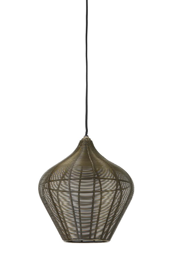 Light & Living - Hanglamp ALVARO - Ø27x29.5cm - Brons