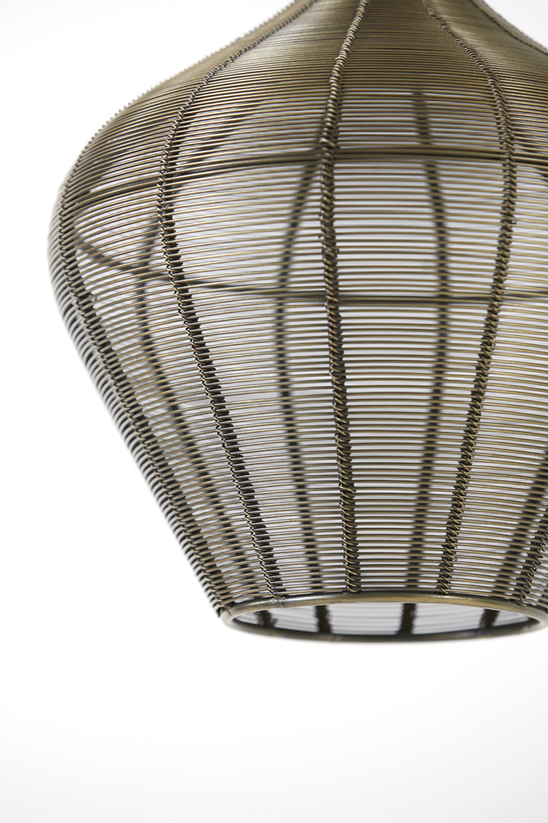 Light & Living - Hanglamp ALVARO - Ø27x29.5cm - Brons