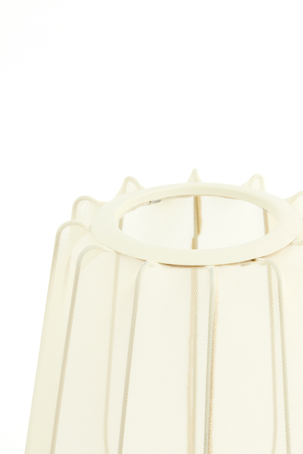 Light & Living - Tafellamp PLUMERIA - Ø25x45cm - Beige