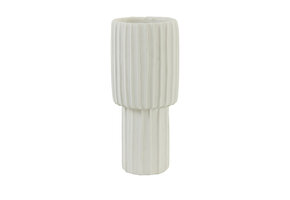 Light & Living - Vaas MAJA - Ø17.5x40cm - Wit