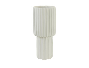 Light & Living - Vaas MAJA - Ø17.5x40cm - Wit